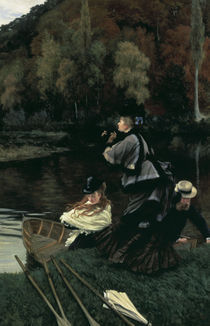 J.Tissot, Herbst an der Themse von klassik art