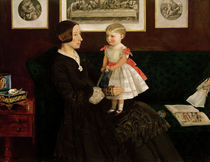 J.E.Millais, Mrs.James Wyatt u.Tochter by klassik art