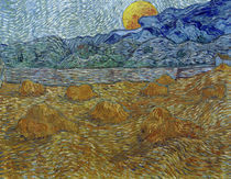 V.van Gogh, Abendlandschaft Mondaufgang by klassik art