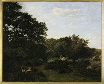 F.Bazille, Waldrand in Fontainebleau von klassik art