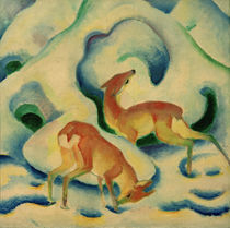 F.Marc, Rehe im Schnee II von klassik art