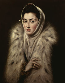 El Greco/ Dame mit Pelz by klassik art