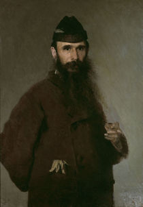 I.Kramskoj, Bildnis A.Letutschenko by klassik art