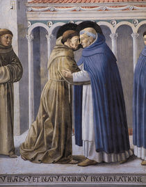 B.Gozzoli, Franziskus u.Dominikus by klassik art