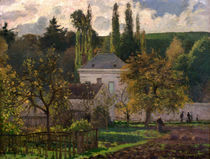 C.Pissarro, Landhaus Hermitage von klassik art