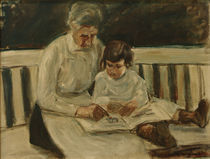 M.Liebermann, Enkelin und Kinderfrau by klassik art