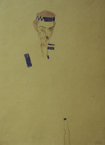 Egon Schiele, Selbstbildnis 1909 von klassik art