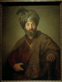 Rembrandt, Mann in oriental.Kostuem by klassik art