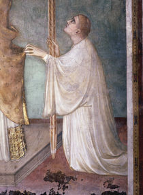 Simone Martini, Wunder der Messe,Diakon by klassik art