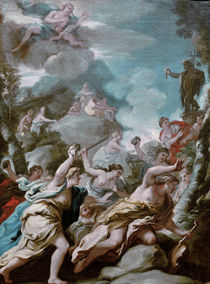 Luca Giordano, Der Tod des Orpheus von klassik art