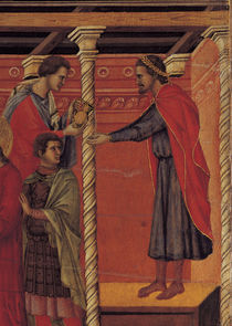 Duccio, Pilatus waescht Haende in Unschuld by klassik art