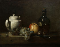 J.B.S.Chardin, Weisse Teekanne u.a. von klassik art