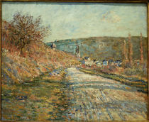C.Monet, Die Strasse nach Vetheuil by klassik art