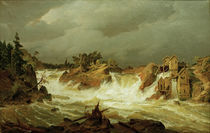 Andreas Achenbach / Trollhaettanfaelle. by klassik art