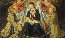 B.Gozzoli, Maria mit Kind u.Heiligen by klassik art