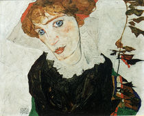 E.Schiele, Bildnis Wally by klassik art