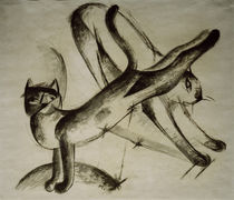 Franz Marc, Spielende Katzen von klassik art