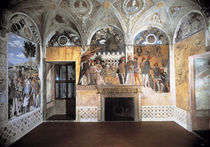 Mantua, Camera degli Sposi, Nordwand von klassik art