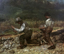 G.Courbet, Die Steineklopfer by klassik art