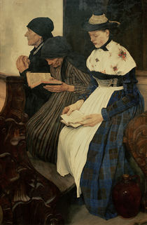 W.Leibl, Drei Frauen in der Kirche by klassik art