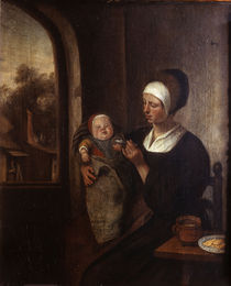 Jan Steen/ Mutter und Kind/Fruehwerk von klassik art