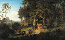 Ludwig Richter, Brautzug im Fruehling by klassik art