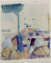 A.Macke, Markt in Tunis II von klassik art