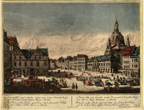 Dresden, Neumarkt / Probst n.Bellotto by klassik art