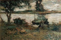 Gauguin, Flussufer/ 1881 by klassik art