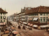 Karlsruhe, Kaiserstrasse / Photochrom by klassik art