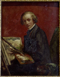 John Everett Millais / Selbstportraet by klassik art