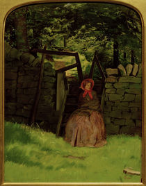 J.E.Millais, Waiting by klassik art