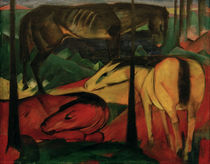 F.Marc, Die drei Pferde by klassik art