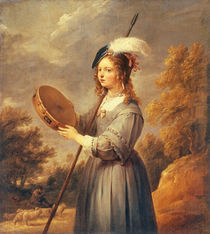 D.Teniers d.J., Die Hirtin by klassik art