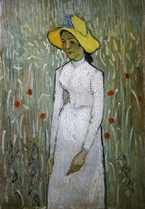 V.van Gogh, Junges Maedchen vor Weizenf. by klassik art