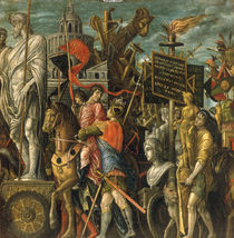 nach Mantegna, Triumph Caesars, Statuen by klassik art