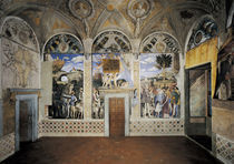 Mantua, Camera degli Sposi, Westwand von klassik art