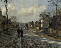 C.Pissarro, Strasse in Louvecienne/Detail by klassik art