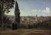 C.Corot/Florenz v.d.Boboli Gaerten aus by klassik art