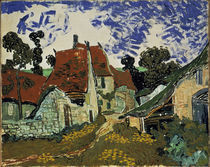 V.v.Gogh, Dorfstrasse in Auvers by klassik art