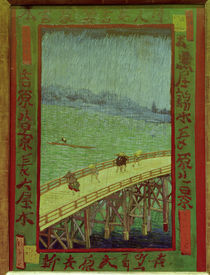 van Gogh n.Hiroshige, Bruecke im Regen von klassik art