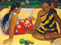 P. Gauguin, Zwei Frauen auf Tahiti by klassik art