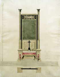 C.D.Friedrich, Altarentwurf Auge Gottes by klassik art