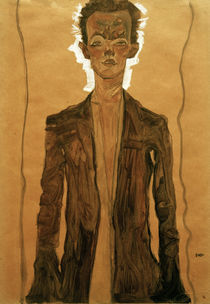 Egon Schiele, Selbstbildnis by klassik art