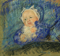 M.Cassatt, Kind auf blauem Kissen by klassik art