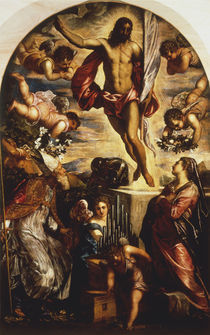 Tintoretto, Auferstehung Christi m.Hlgen by klassik art