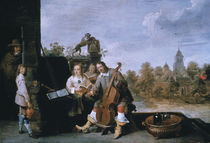 David Teniers d.J. mit Familie von klassik art