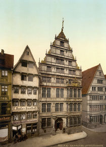 Hannover, Leibnitzhaus / Photochrom von klassik art