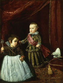 Baltasar Carlos und Zwerg / Velazquez by klassik art