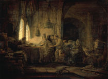 Rembrandt, Arbeiter im Weinberg by klassik art